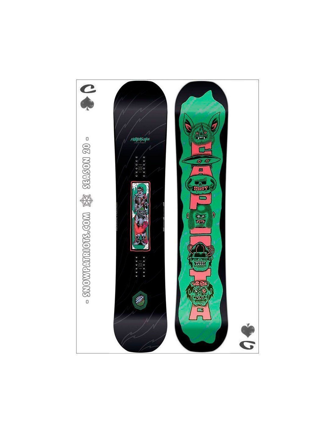 CAPiTA スノーボード horror scope CAPiTA Horrorscope 2020 | Tablas Snow | OUTLET
