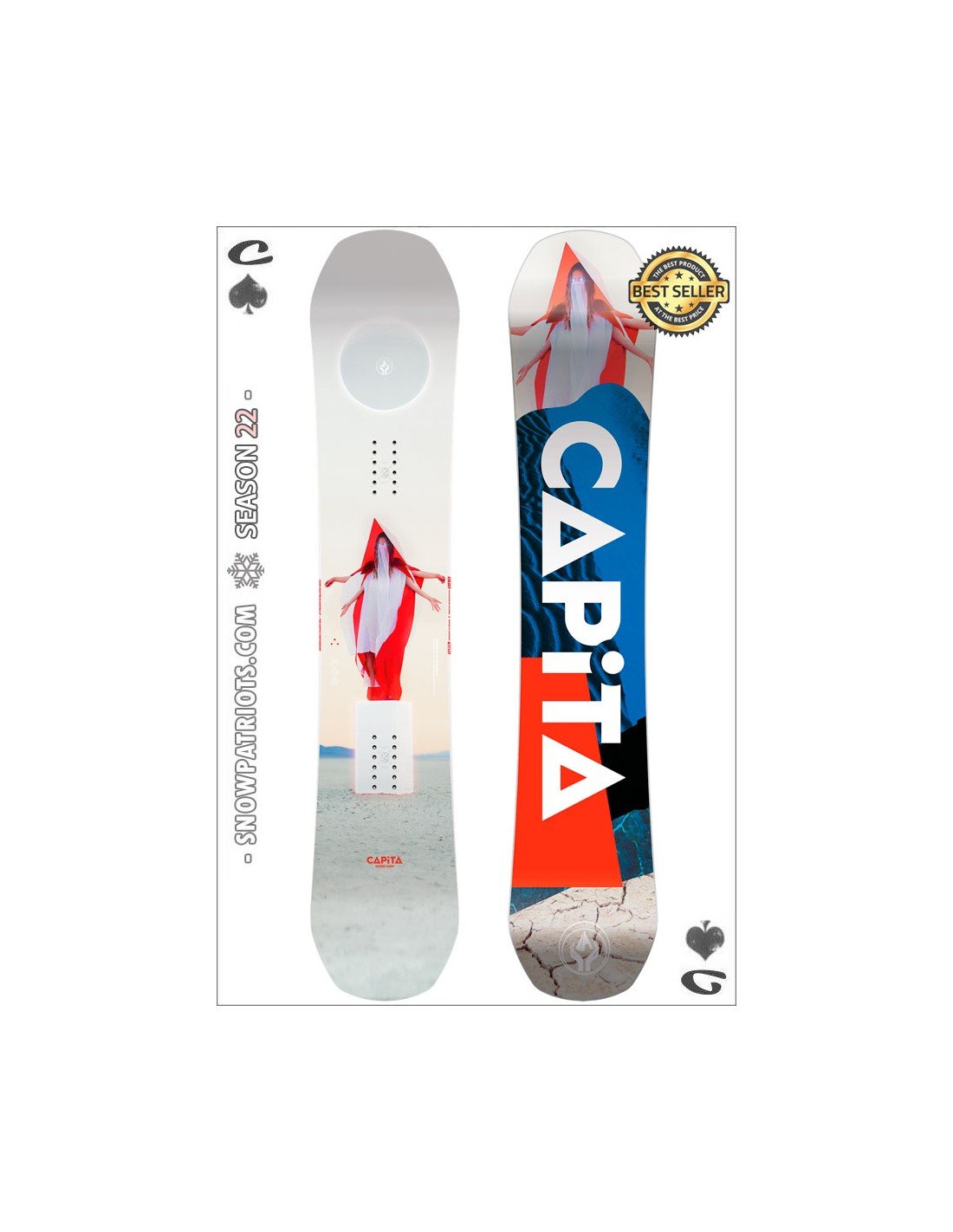 capita d.o.a. snowboard - 2022/2023 Birds of a Feather The Defenders Of Awesome is one of the most famous snowboards of all time 25/26 D.O.A. • The Defenders