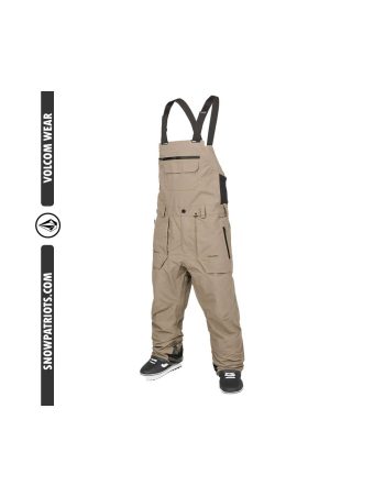 VOLCOM RAIN GORE-TEX BIB CHESTNUT BROWN