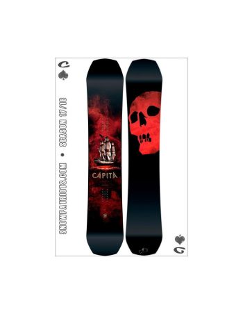 CAPITA BLACK SNOWBOARD OF DEATH 2018