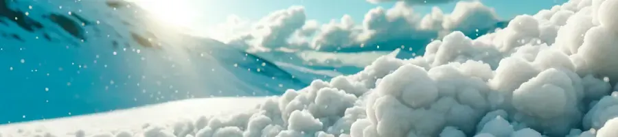 Nieve para esquiar de tipo primavera